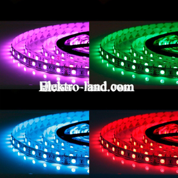 Светодиодная лента  многоцветная OEM ST-12-5050-60-RGB-20 негерметичная, 1м